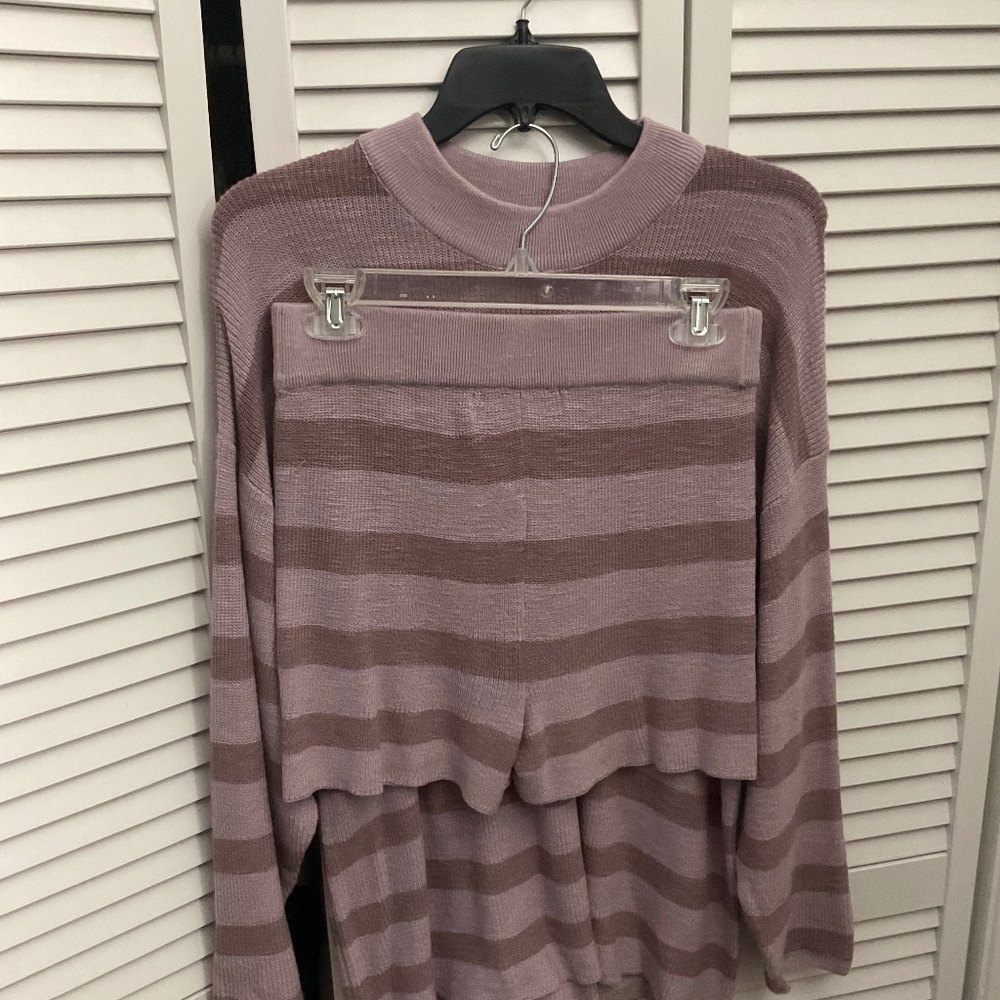 Free people Malibu surf sweater set